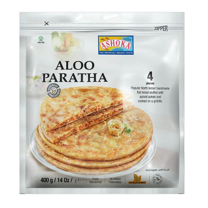 Frozen Ashoka Aloo Paratha (4pcs) 400gm Bundle - Only Berlin Delivery (Choose your Quantity)