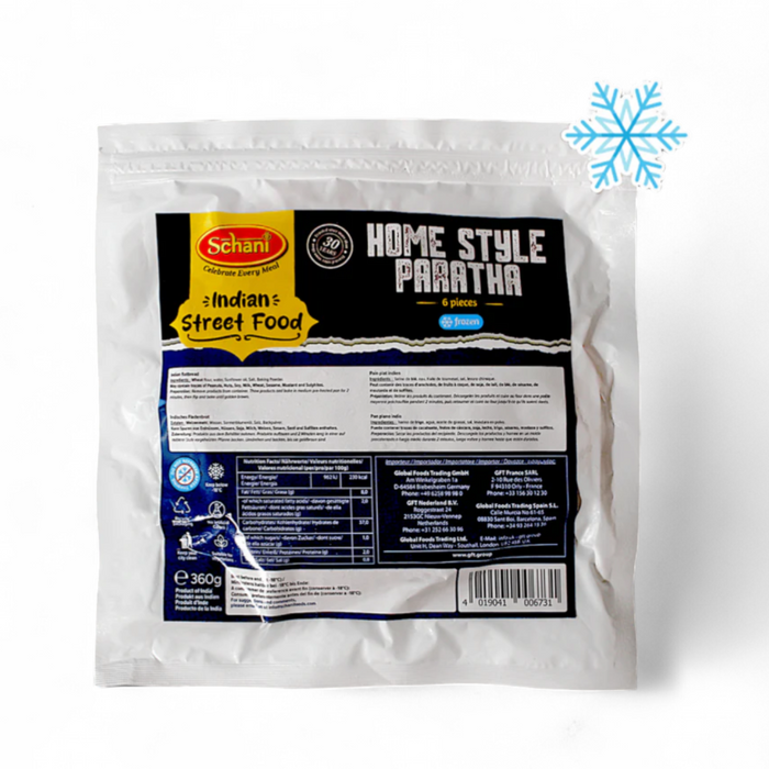 Frozen Schani Home Style Paratha (6pcs) 360gm - Only Berlin Delivery