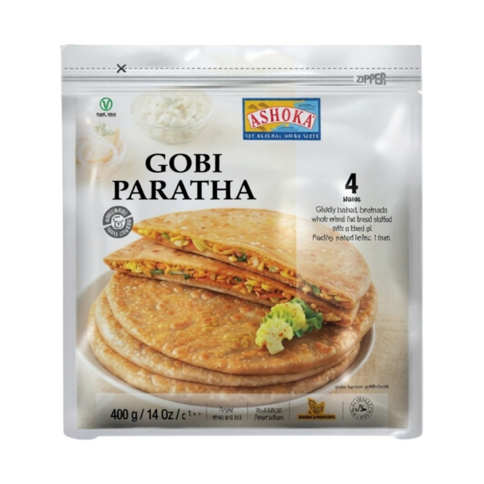 Frozen Ashoka Gobi Paratha (4pcs) 400gm - Only Berlin Delivery