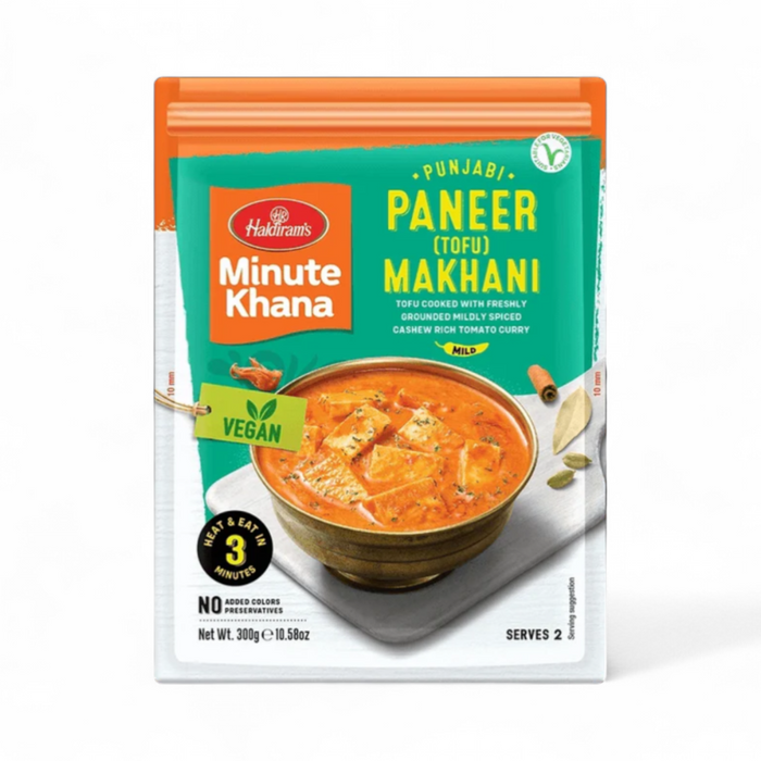 Haldiram's Minute Khana - Paneer Makhani (Vegan) 300gm