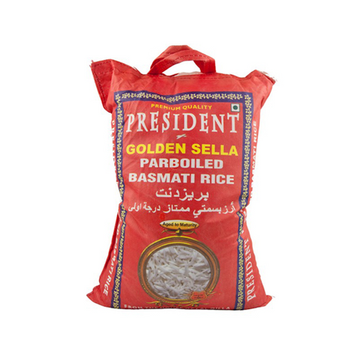 President Golden Sella Parboiled Basmati Rice 5kg