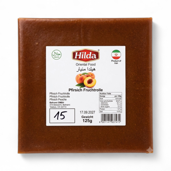 Hilda Pfirsich Fruchtrolle 125gm