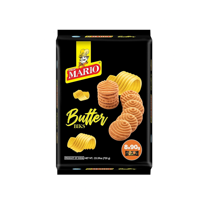 Mario Biks - Butter (8 x 90gm) 720gm