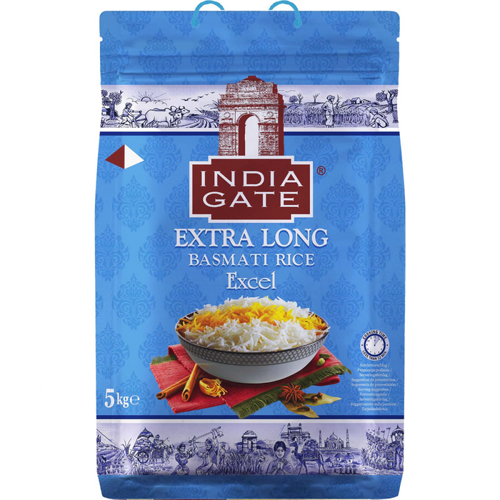 India Gate Basmati Rice - Excel (Extra Long) 5kg