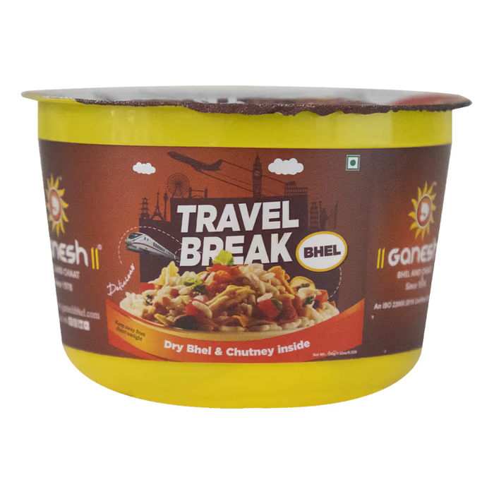 Ganesh Dry Bhel With Chutney (Travel Pack) 100gm