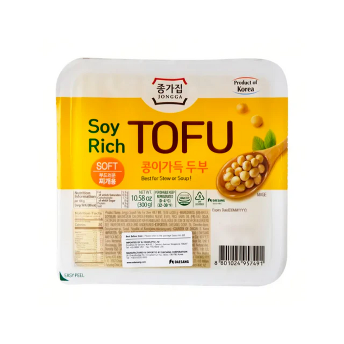 Jongga Soy Rich Tofu (Soft) 300gm