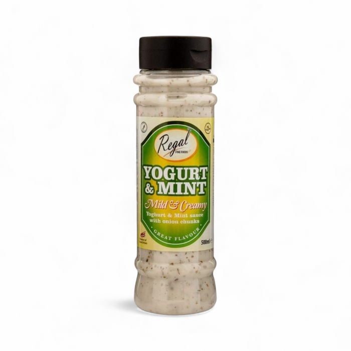 Regal Yoghurt & Mint Sauce - Mild & Creamy 500ml (BBE: 08.2026)