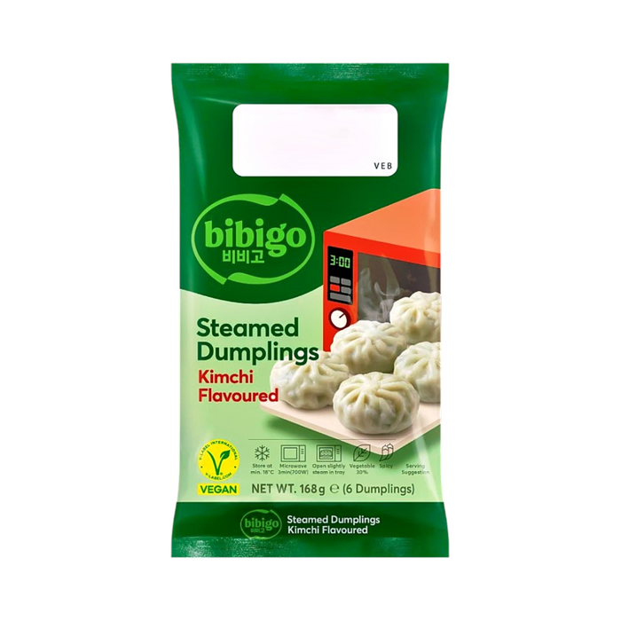 Frozen Bibigo Vegan Steamed Dumplings - Kimchi 168gm (Only Berlin Delivery)