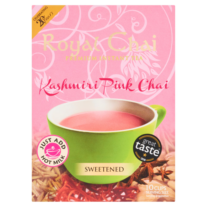 Royal Chai - Kashmiri Pink Chai (Sweetened) 200gm (BBE: 03/2026)