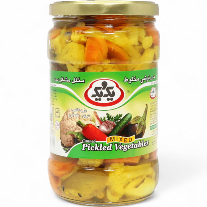 1 & 1 - Mixed Pickled Vegetables 640gm