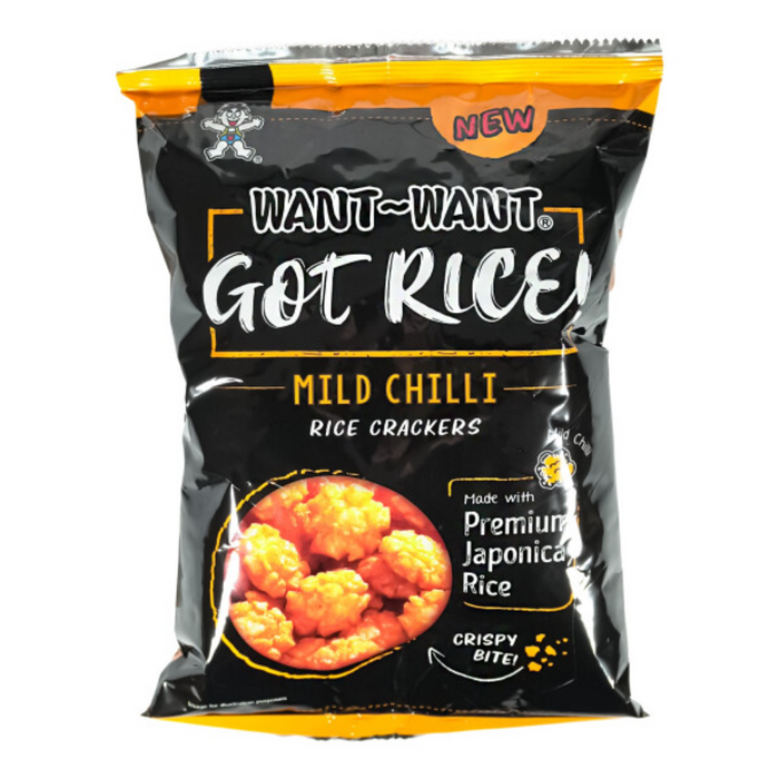 Want - Want Rice Crackers - Mild Chilli 85gm