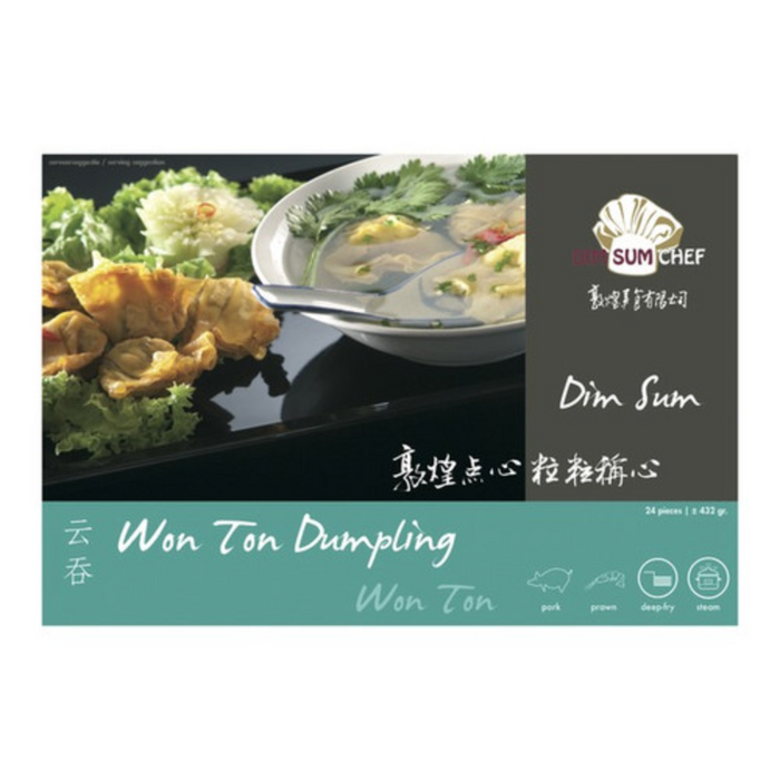 Frozen Dim Sum Chef - Won Ton Dumpling (24pcs) 360gm
