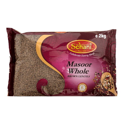 Schani Masoor Whole (brown Lentils) 2kg