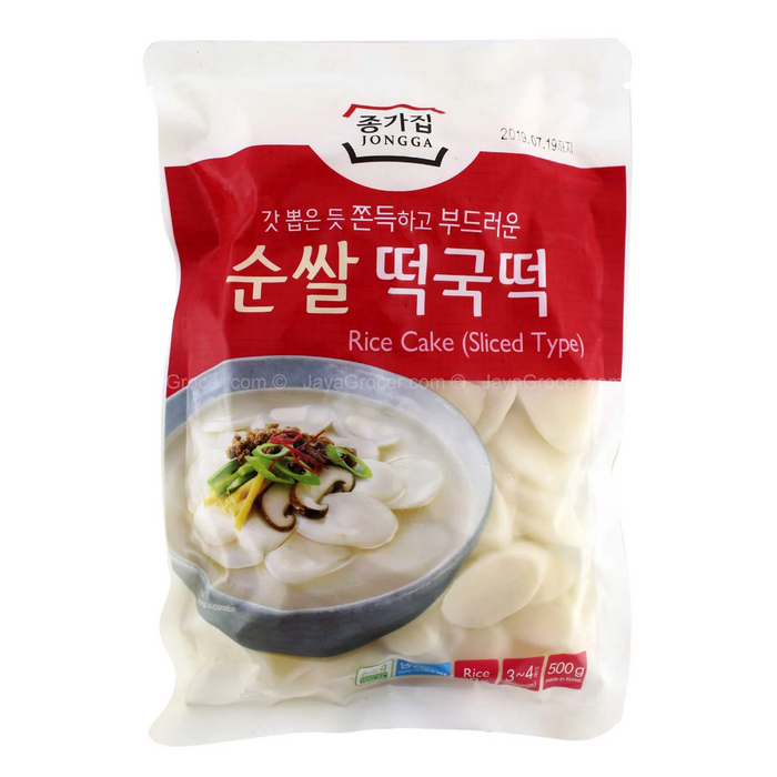 Frozen Jongga Rice Cake (slice Type) 500gm - Only Berlin Delivery