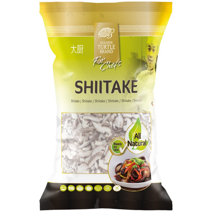 Frozen Golden Turtle Shiitake Mushroom (shredded) 1kg - Only Berlin Delivery