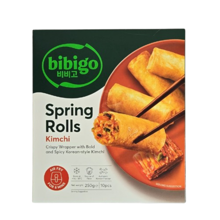 Frozen Bibigo Spring Roll - Kimchi (10pcs) 227gm (Only Berlin Delivery)
