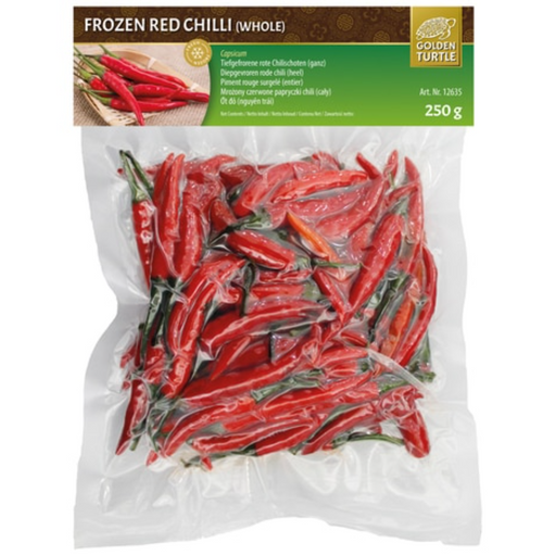 Frozen Golden Turtle Red Chilli (whole) 250gm - Only Berlin Delivery