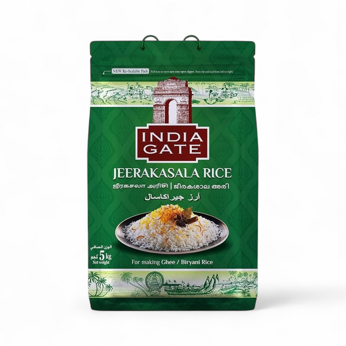 India Gate - Jeerakasala Rice 5kg (BBE: 12.2027)