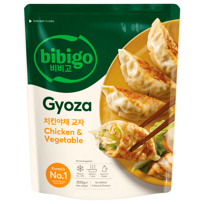 Frozen Bibigo Gyoza - Chicken & Vegetable 300gm (Only Berlin Delivery)