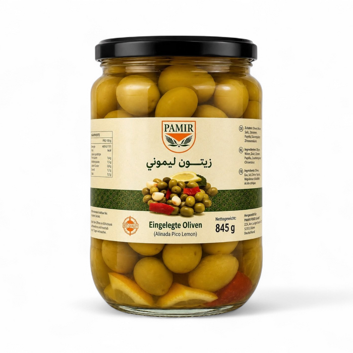 Pamir - Eingelegt Oliven (Alinada Pico Lemon) 845gm
