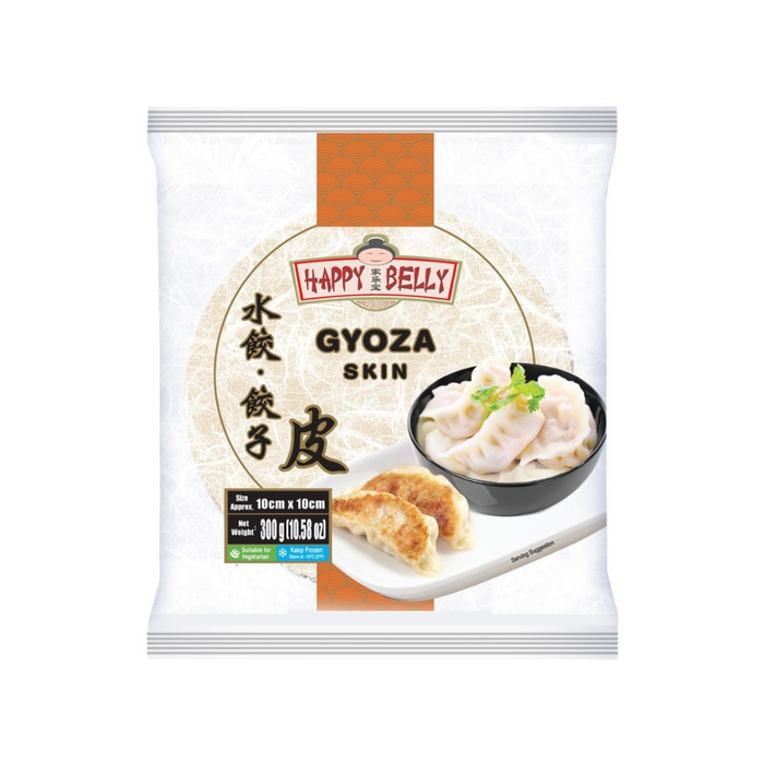 Frozen Happy Belly Gyoza Skin (10 x 10cm) 300gm - Only Berlin Delivery
