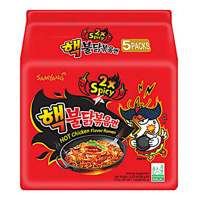 Samyang Buldak Hot Chicken Ramen - 2X Spicy 700gm