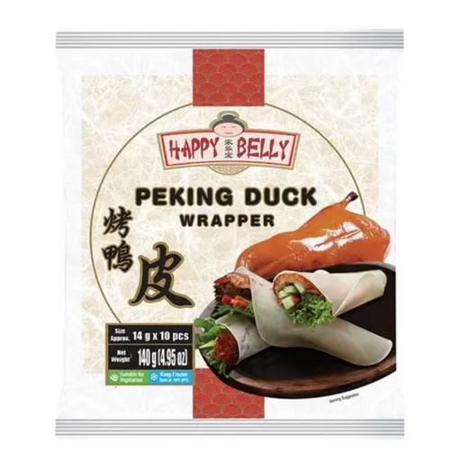 Frozen Happy Belly Peking Duck Wrapper (15cm) 140gm - Only Berlin Delivery