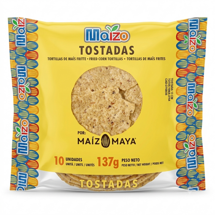 Maizo – Maíz Maya Tostadas 137gm