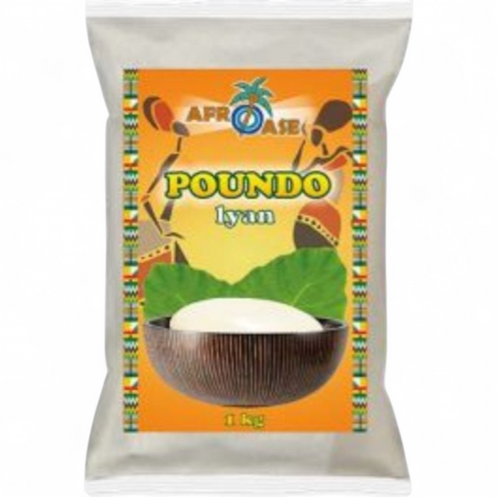 Afroase Poundo Iyan (Pounded Yam) 1kg