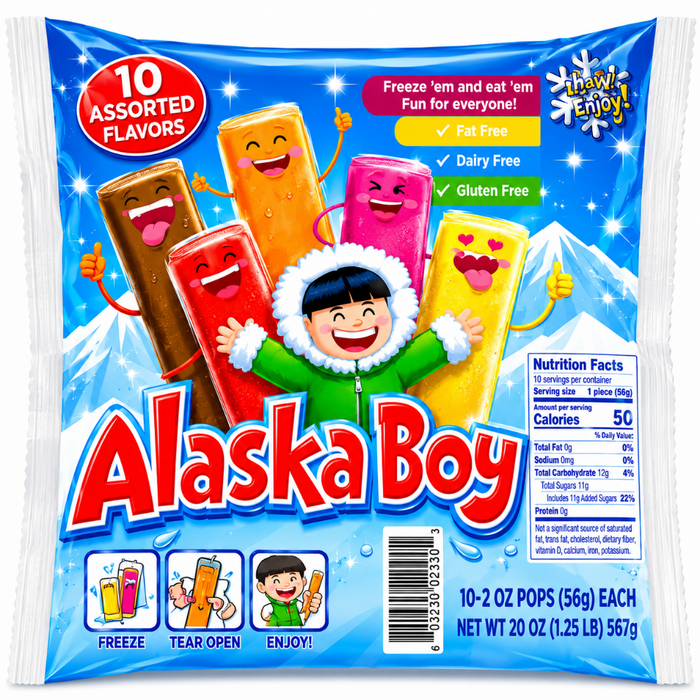 Alaska Boy 10 Icesticks 500ml