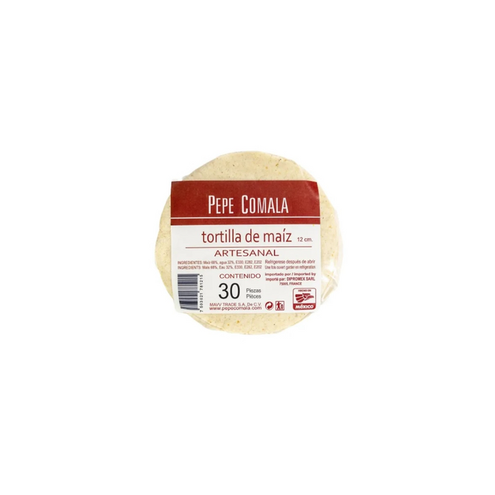 Pepe Comala – Tortilla de Maíz Artesanal (12 cm, 30 Pieces) 460gm