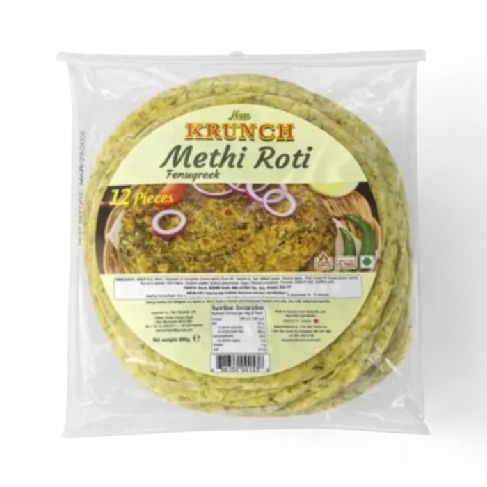 New Krunch - Methi Roti (12pcs) 500gm