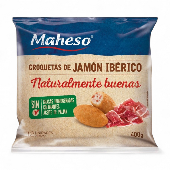 Frozen Maheso – Croquetas de Jamón Ibérico (12pcs) 400gm - Only Berlin Delivery