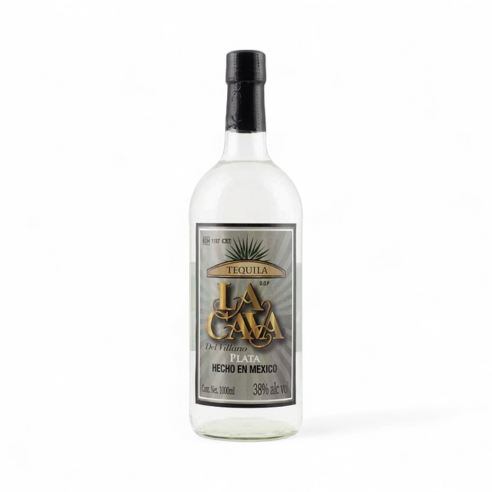 La Cava del Villano Plata - Tequila Blanco (38% vol) 1L - Only Berlin Delivery