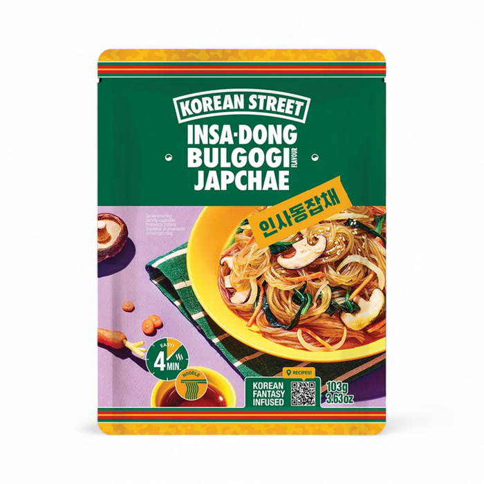 Koreanische Straßenreisnudeln – Sojasauce und Knoblauch 163 g