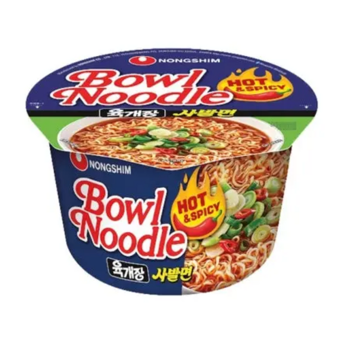Nongshim Bowl Noodles - Hot & Spicy 100gm