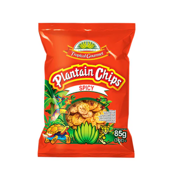 Tropische Gourmet-Kochbananen-Chips – würzig, 85 g 