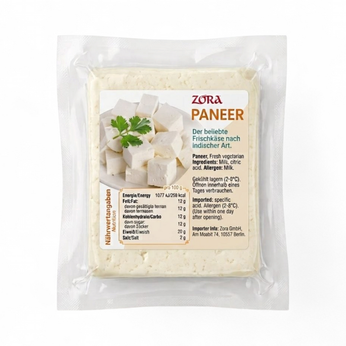 Zora - Fresh Paneer 500gm - Only Berlin Delivery