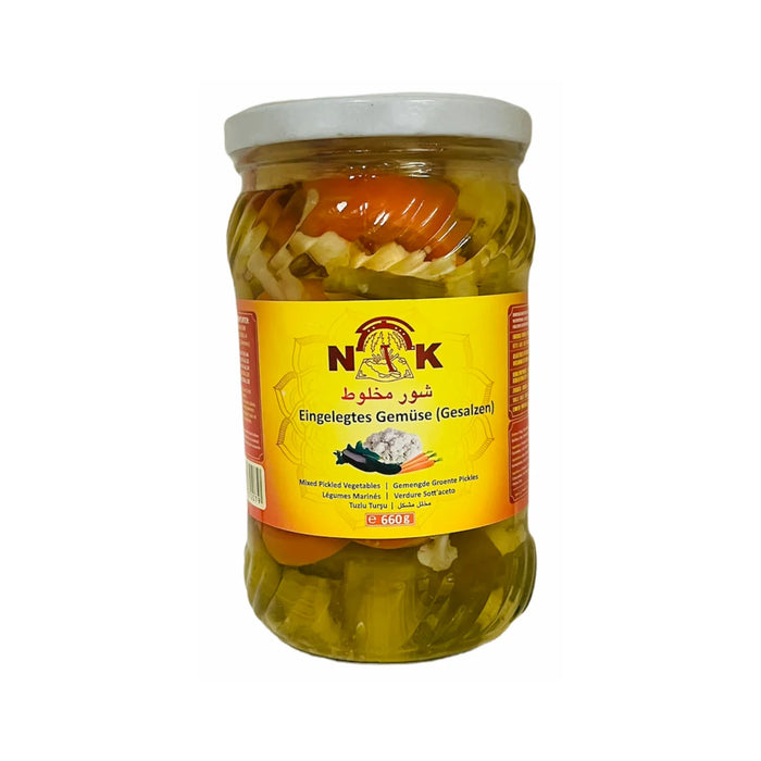Nik Eingelegtes Gemüse Bandari Ghermez 660gm (BBE: 12.2026)