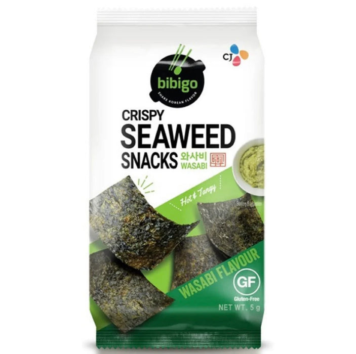Bibigo Crispy Seaweed Snack - Wasabi 5gm