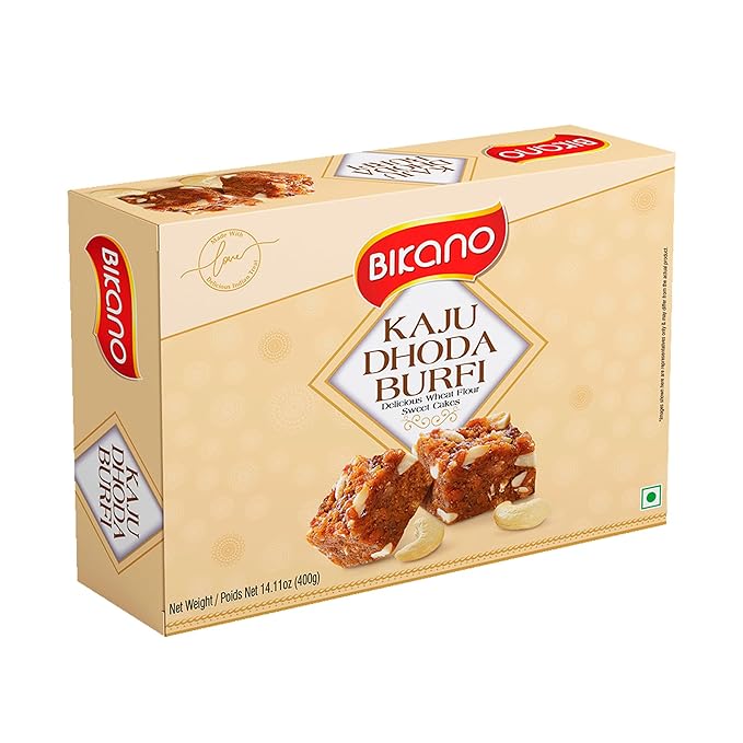 Bikano Kaju Dhoda Burfi 400gm