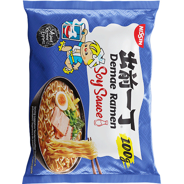 Nissin Damae Ramen Noodles - Soy Sauce 100gm