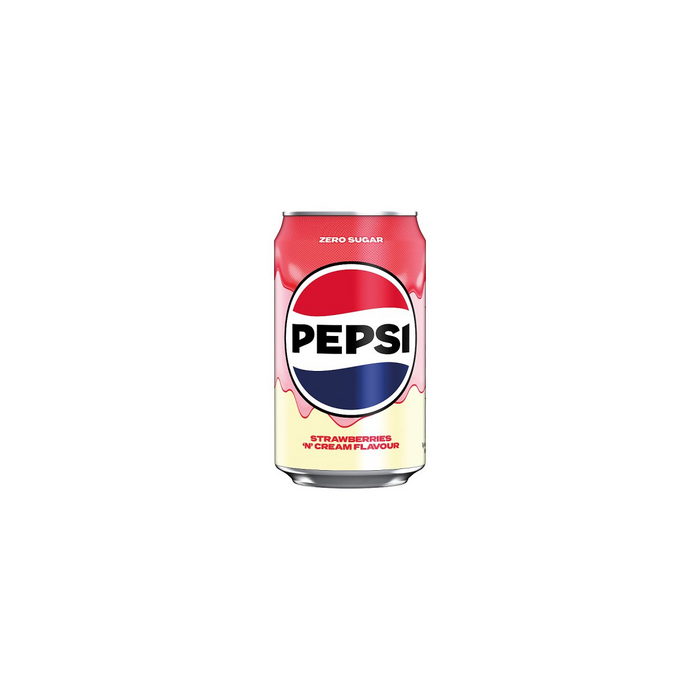 Pepsi - Strawberry & Cream Soda Zero 330ml