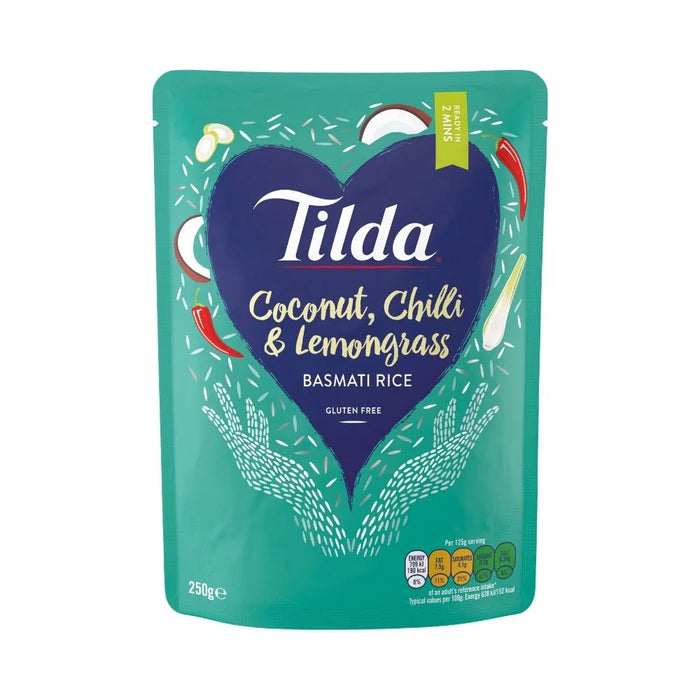 Tilda Basmati Rice - Coconut, Chilli & Lemongrass (Glutenfree) 250gm