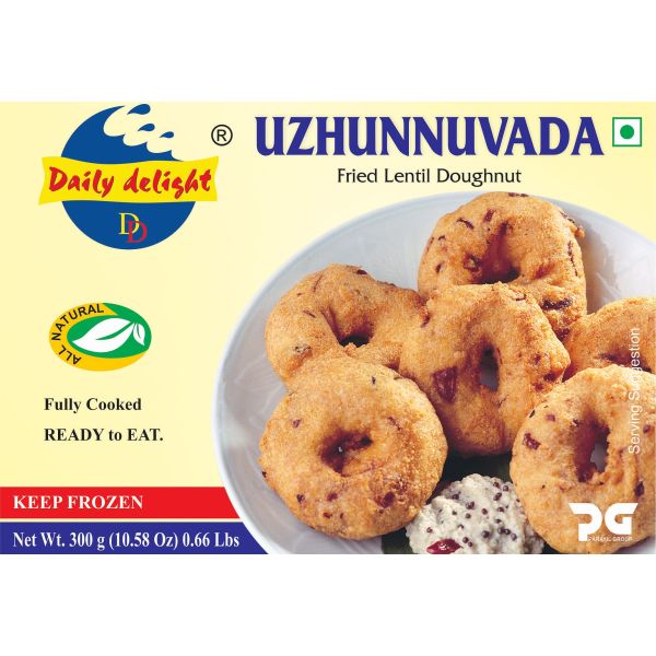 Frozen Daily Delight - Uzhunnuvada (Medu Vada) 300gm (Only Berlin Delivery)