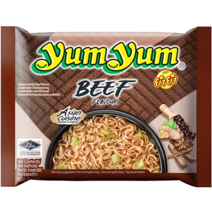 Yum Yum Instant Noodles - Beef Flavour 60gm