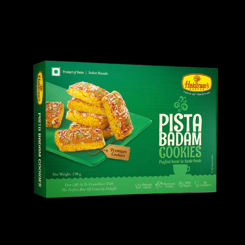 Haldiram's Pista Badam Cookies 250gm