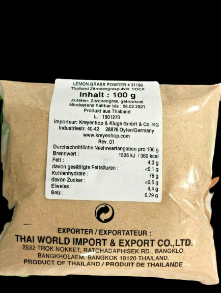 Cock Lemon Grass Powder 100gm