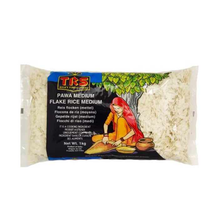 TRS Poha Flaked Rice Medium 1kg