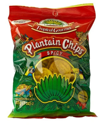 Tropical Gourmet Plantain Chips - Spicy 85gm